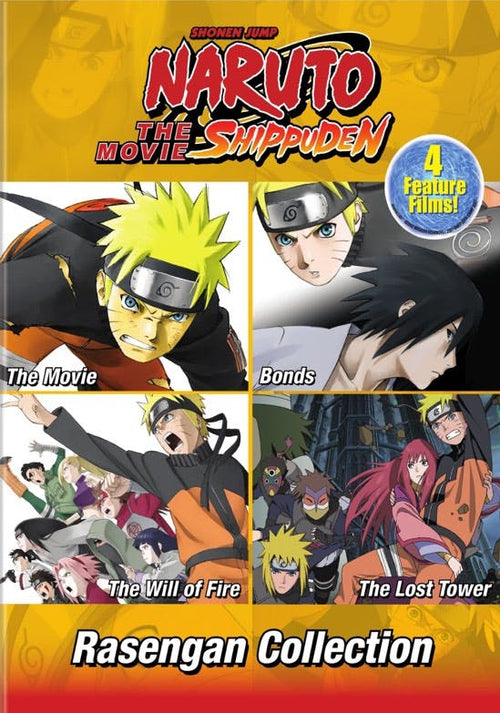 Naruto the Movie: 1-4 (Box Set) [DVD]