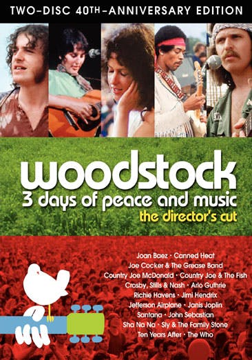 Woodstock 3 Days of Peace and Music Director's Cut 40th Anniversary Special Edition (DVD Anniversary Edition) [DVD]