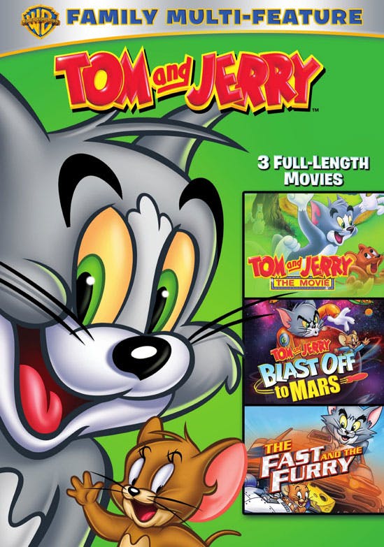 Tom and Jerry: The Movie/Blast Off to Mars/The Fast and the Furry (Box Set) [DVD]