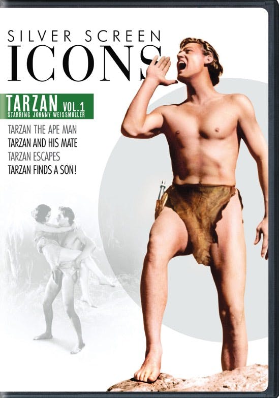 Silver Screen Icons - Johnny Weissmuller As Tarzan (DVD New Box Art) [DVD]