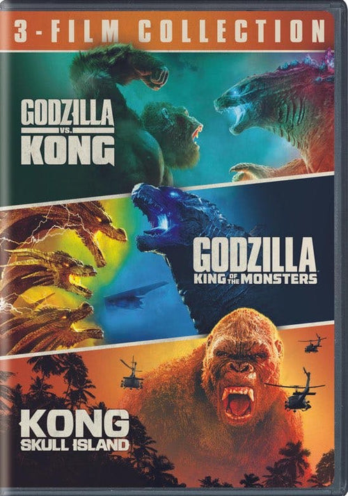 Godzilla vs. Kong/Godzilla: King of the Monsters/Kong: Skull Island 3-Film Collection (DVD Triple Feature) [DVD]