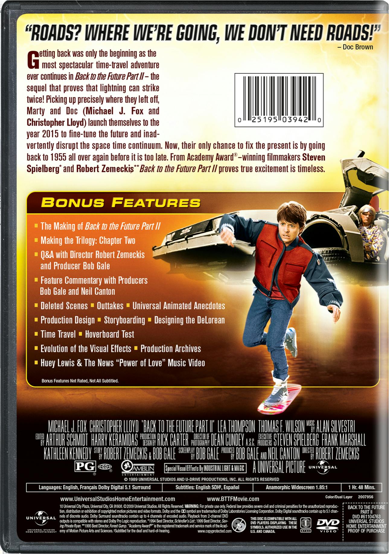 Back to the Future: Part 2 (DVD Special Edition) [DVD] – GRUV