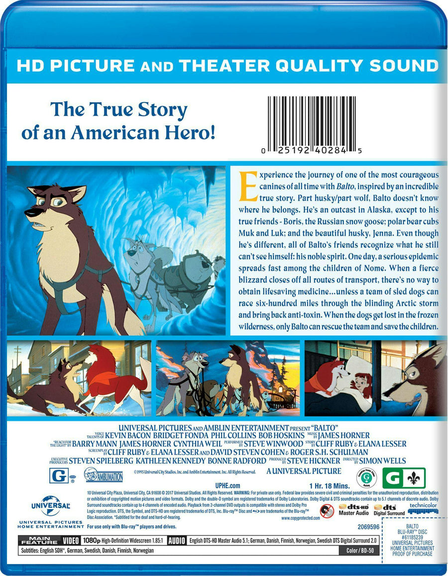 Balto [Blu-ray]