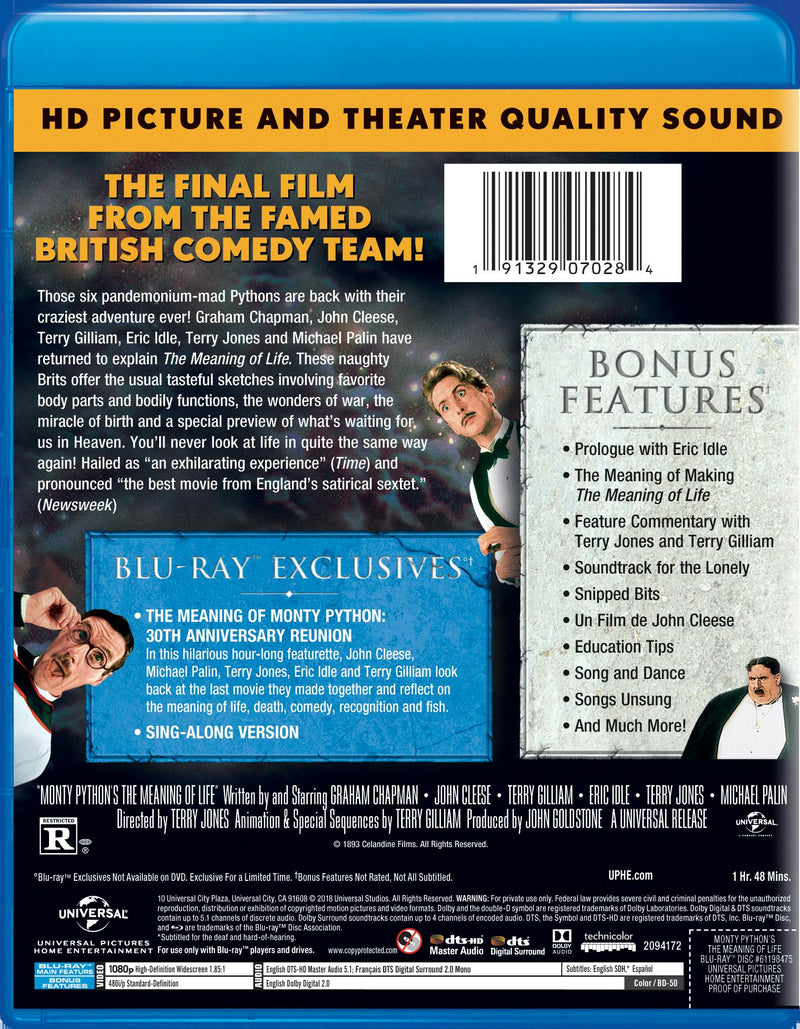 Monty Python's the Meaning of Life (30th Anniversary Edition) [Blu-ray]