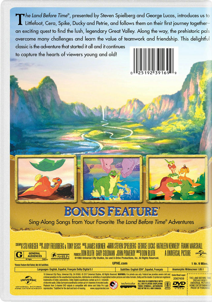 The Land Before Time [DVD]