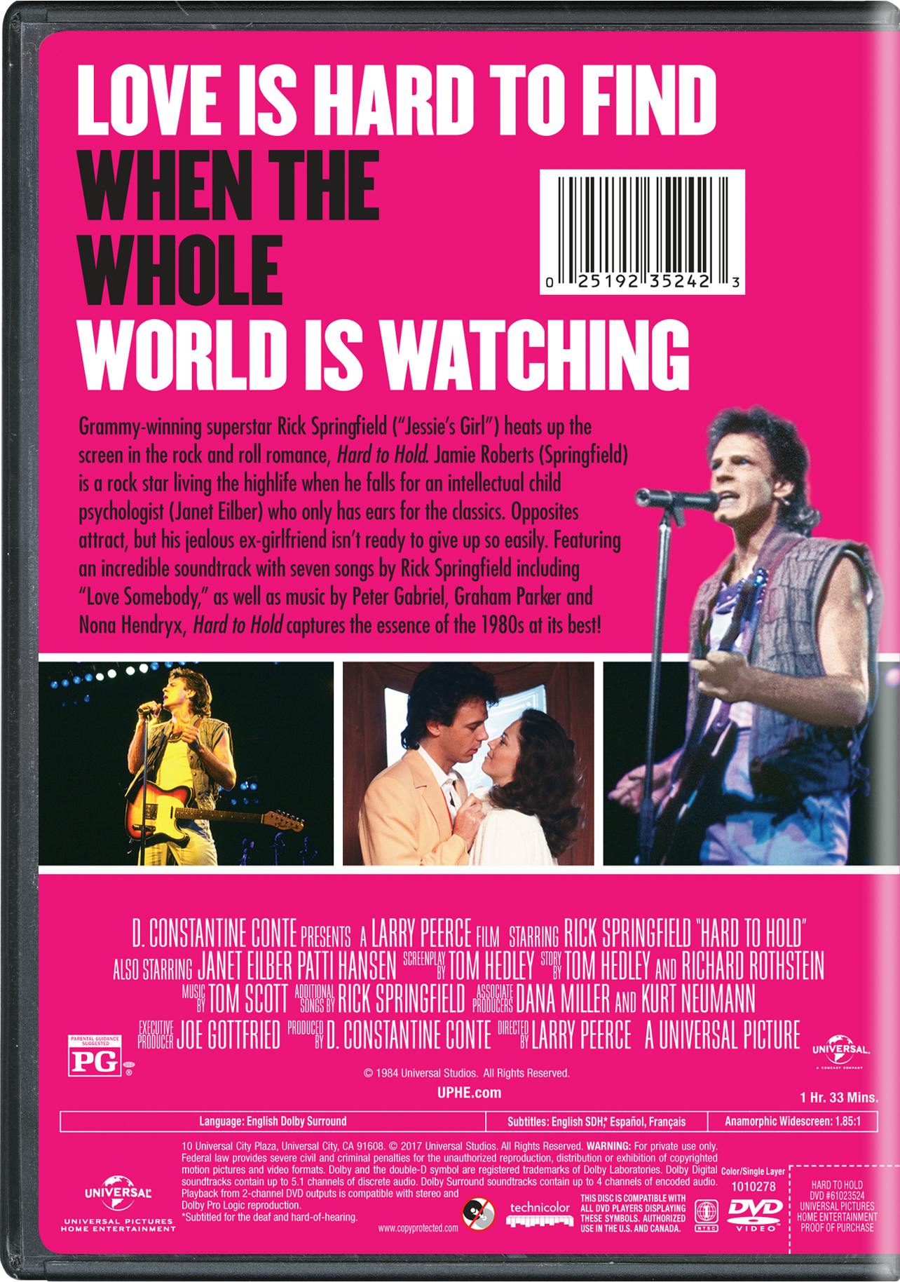 Hard to Hold [DVD]
