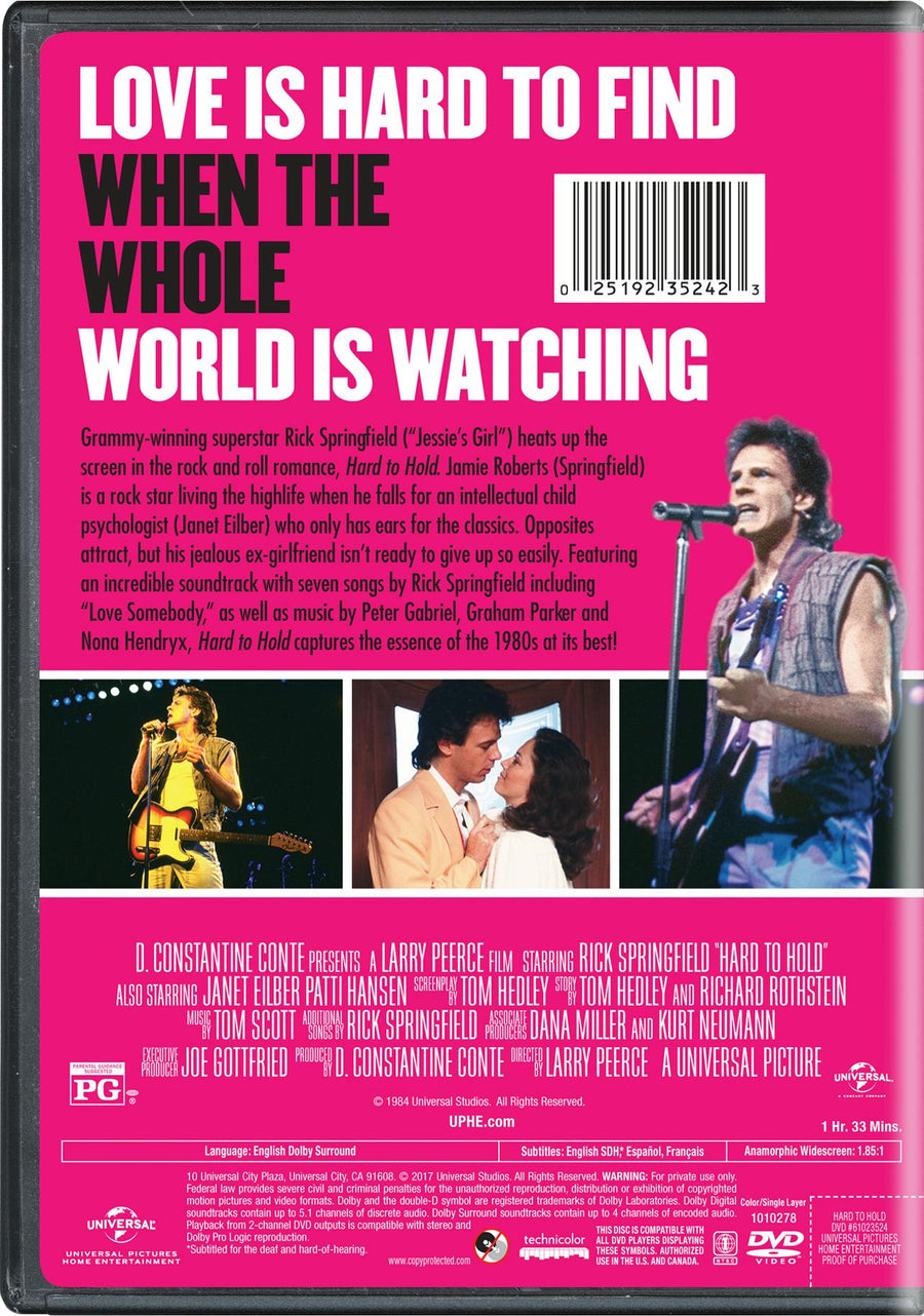 Hard to Hold [DVD]
