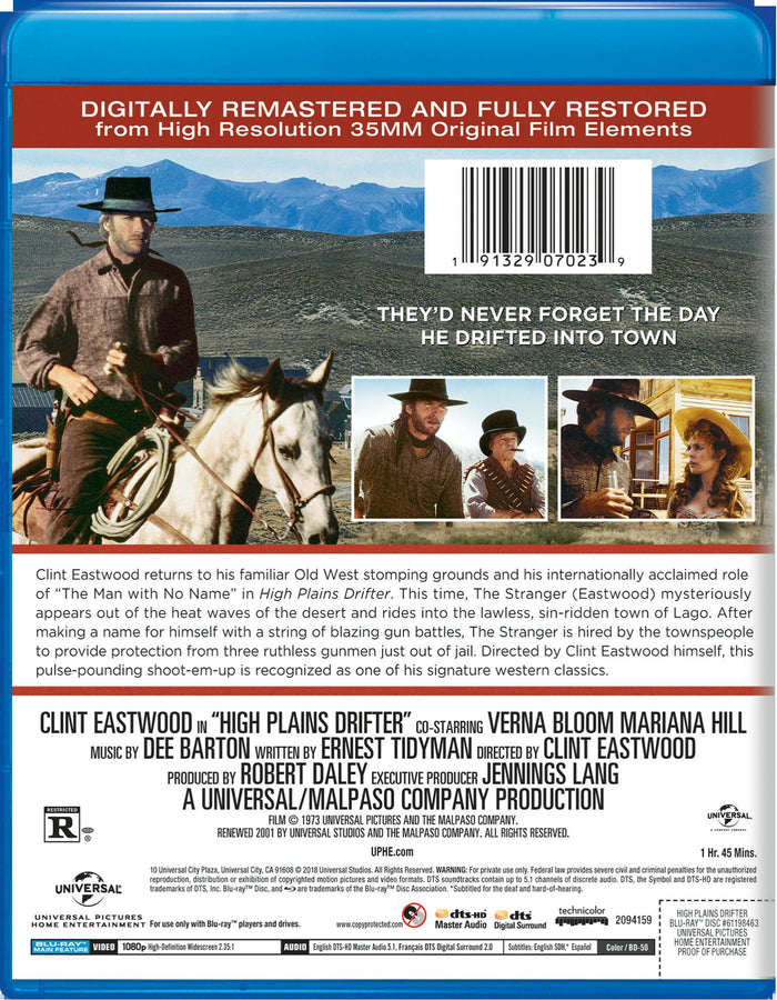 High Plains Drifter [Blu-ray]