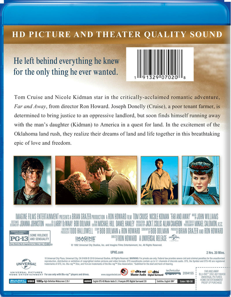Far and Away [Blu-ray]