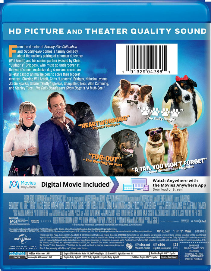 Show Dogs (DVD + Digital) [Blu-ray]