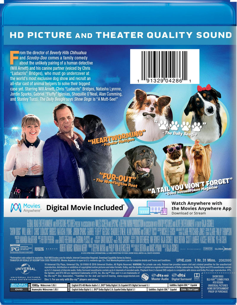 Show Dogs (DVD + Digital) [Blu-ray]