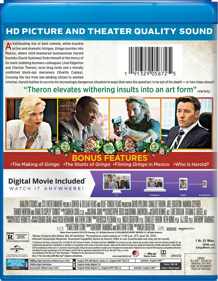 Gringo (with DVD) [Blu-ray]