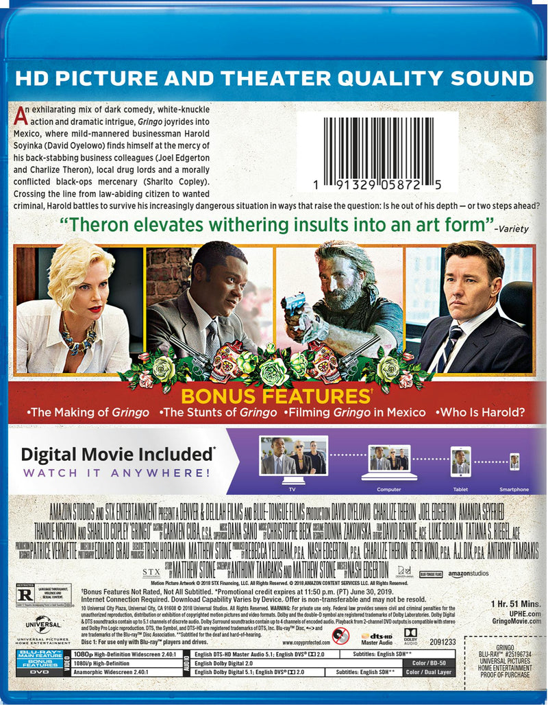 Gringo (with DVD) [Blu-ray]