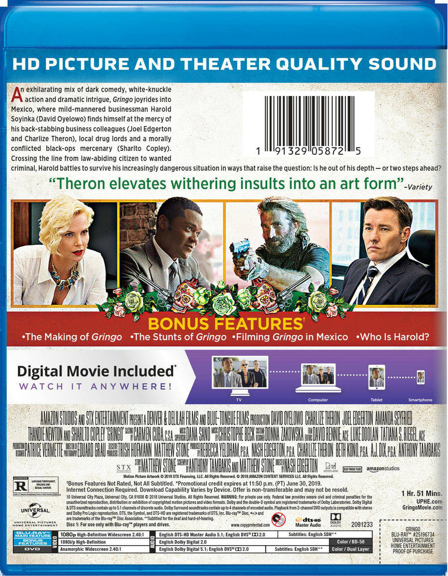 Gringo (with DVD) [Blu-ray]