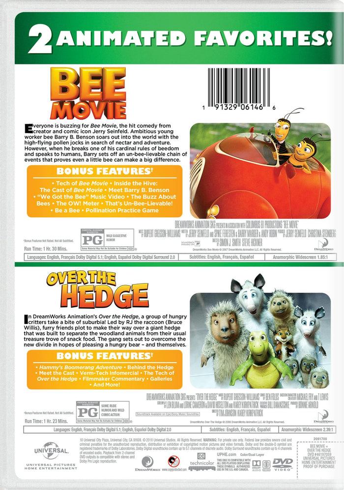 Bee Movie/Over the Hedge [DVD]