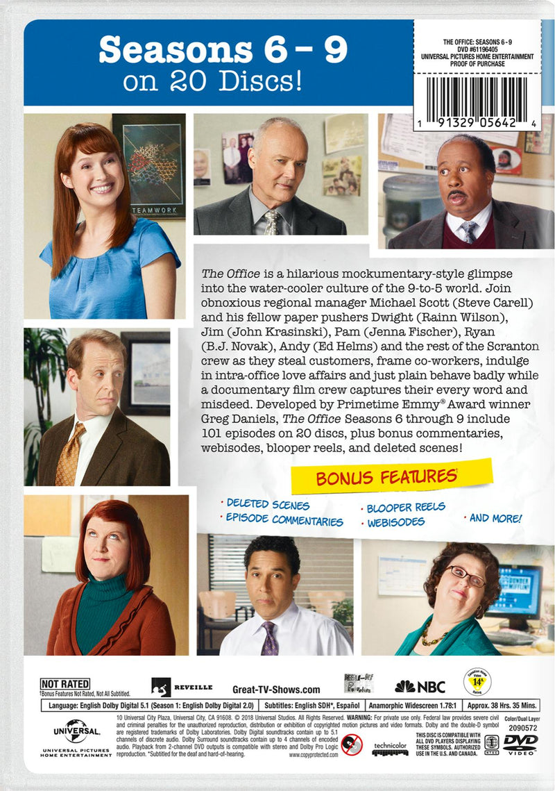 The Office - An American Workplace: Seasons 6-9 (DVD Set) [DVD]