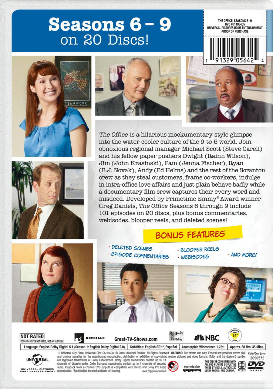 The Office - An American Workplace: Seasons 6-9 (DVD Set) [DVD]