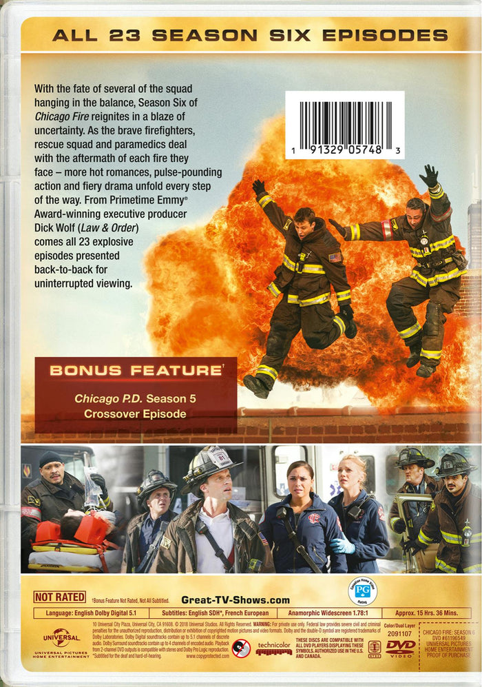 Chicago Fire: Season Six [DVD]