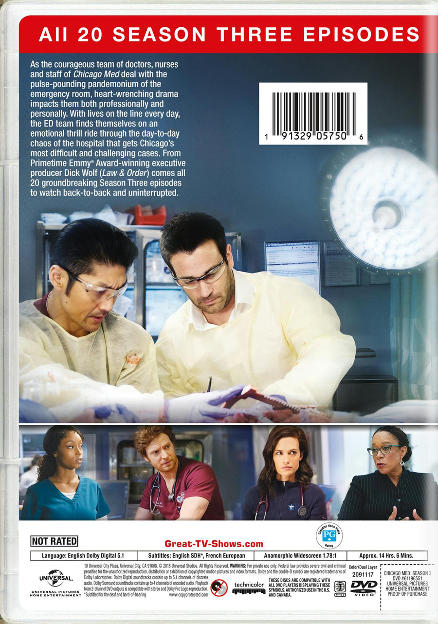 Chicago Med: Season Three [DVD]