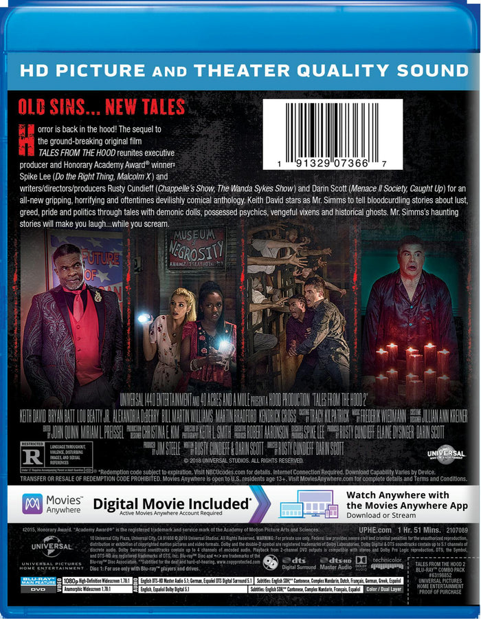 Tales from the Hood 2 (DVD + Digital) [Blu-ray]