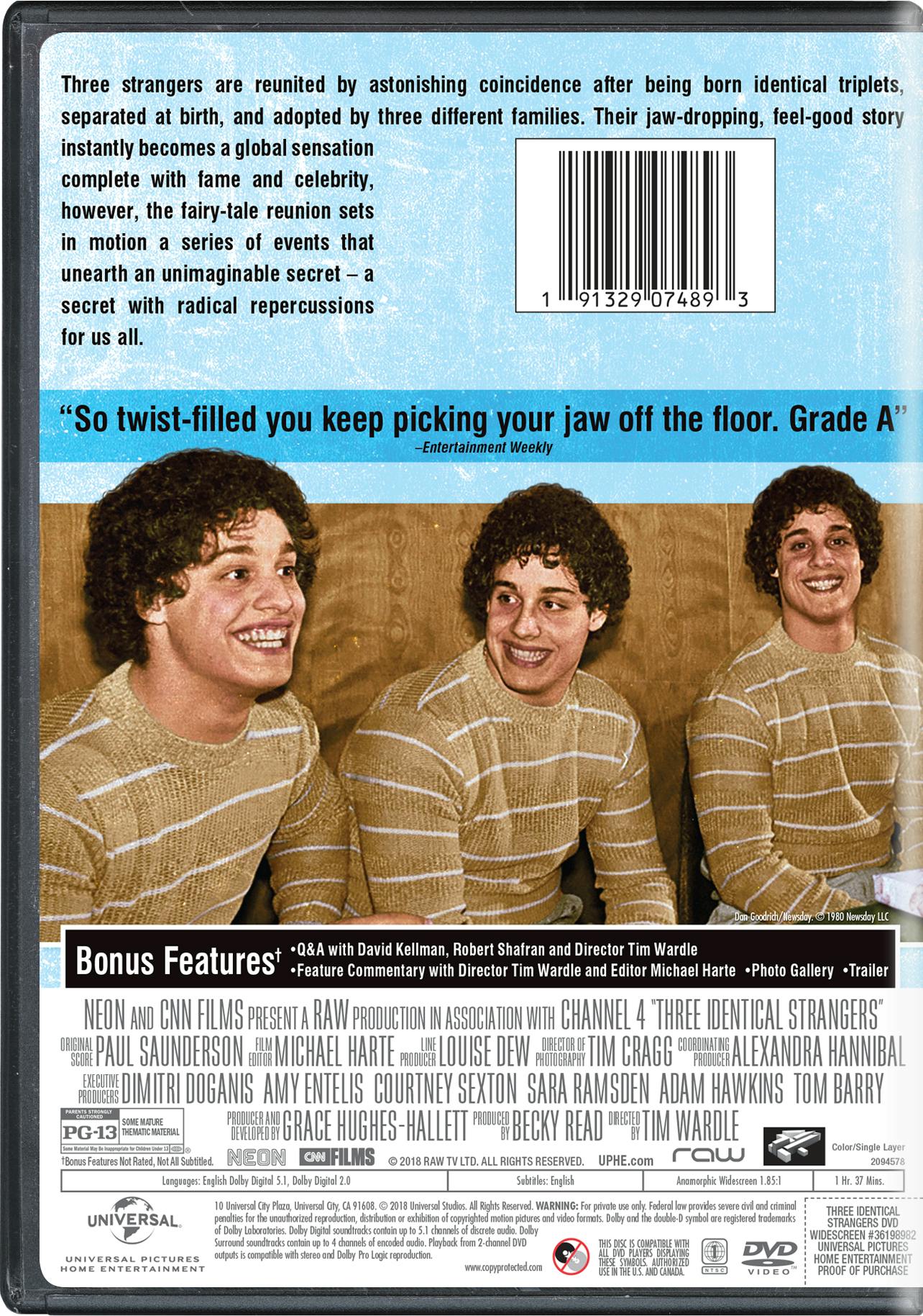 Three Identical Strangers [DVD] – GRUV Entertainment