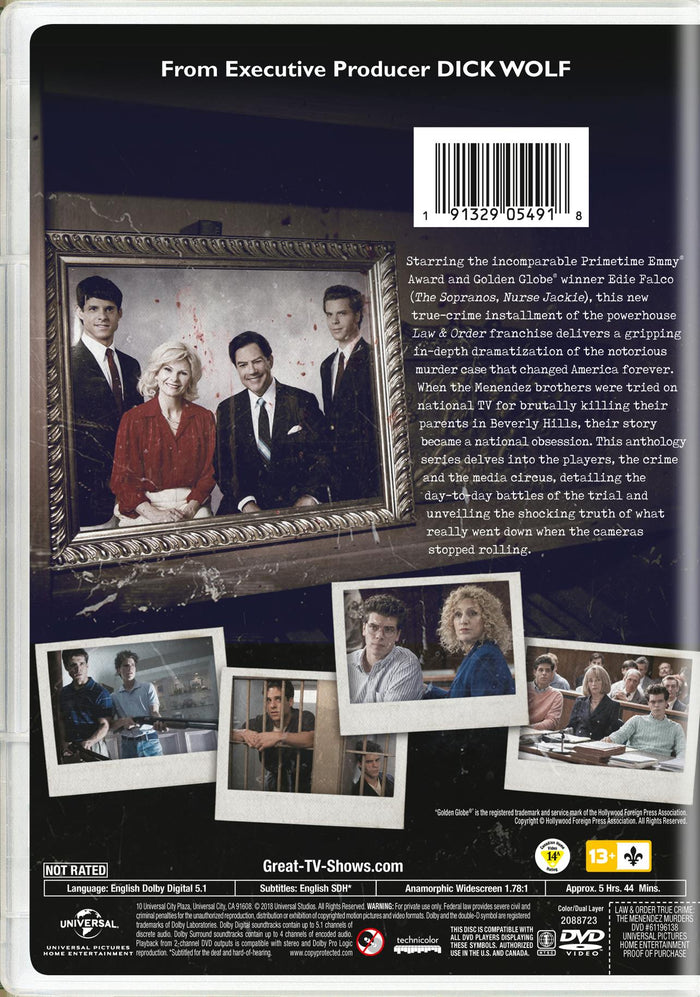 Law & Order: True Crimes - The Menendez Murders [DVD]