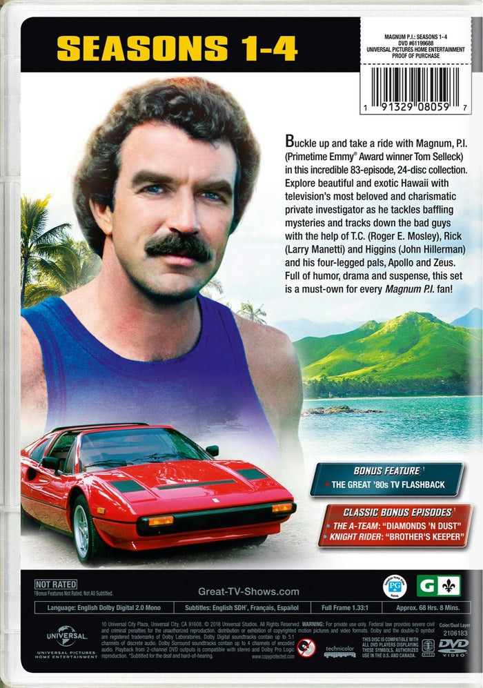 Magnum PI: The Complete Seasons 1-4 [DVD]