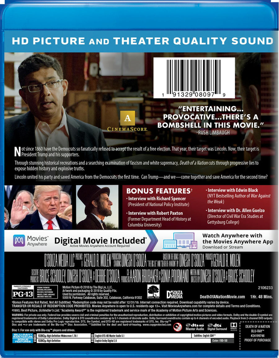 Death of a Nation (Blu-ray + Digital HD) [Blu-ray]