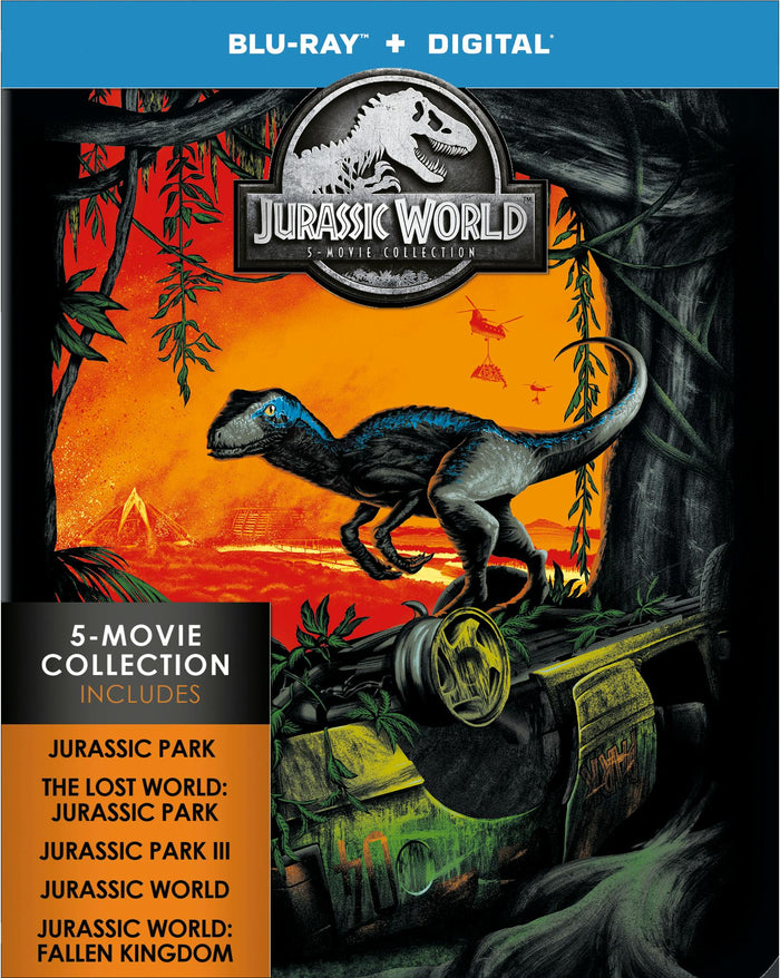 Jurassic World: 5-movie Collection (Limited Edition Steelbook) [Blu-ray]