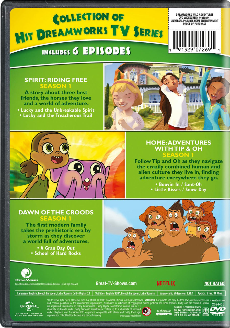 DreamWorks 6 Wild Adventures [DVD]