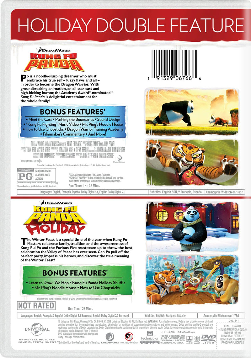 Kung Fu Panda/Kung Fu Panda Holiday [DVD]