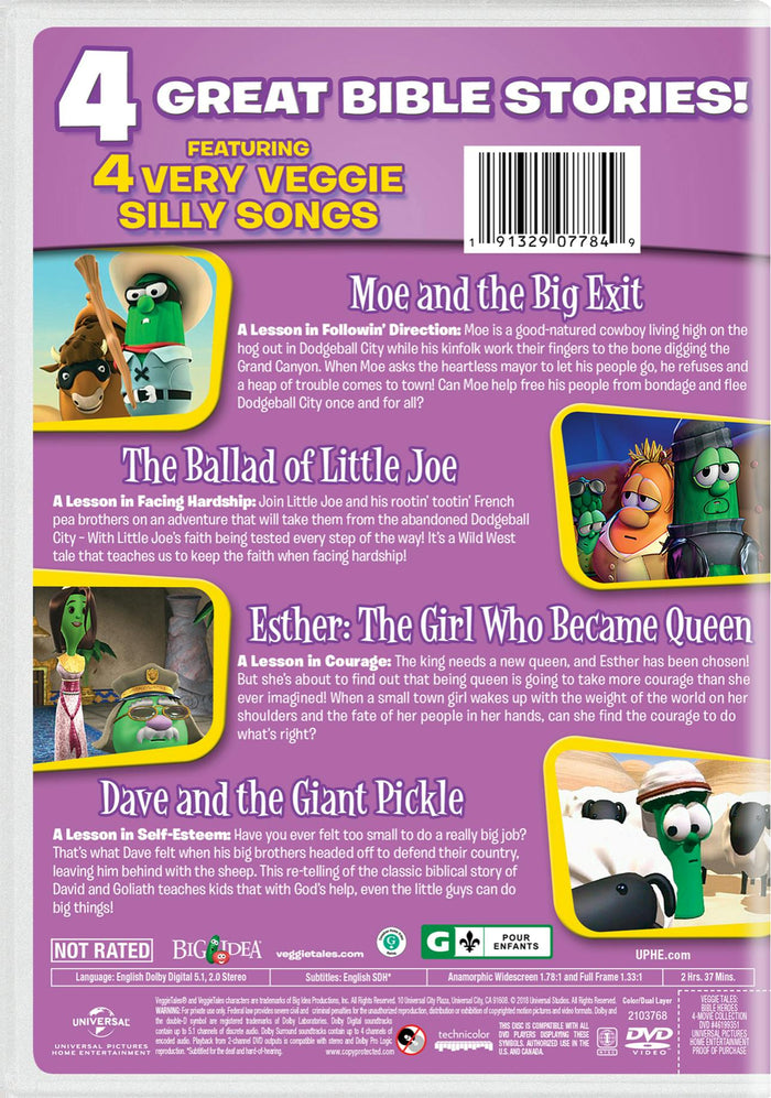 VeggieTales: Bible Heroes - 4-Movie Collection [DVD]