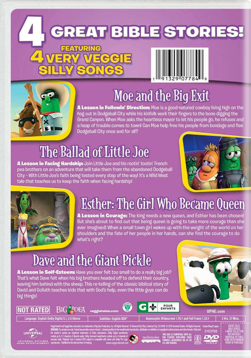 VeggieTales: Bible Heroes - 4-Movie Collection [DVD]
