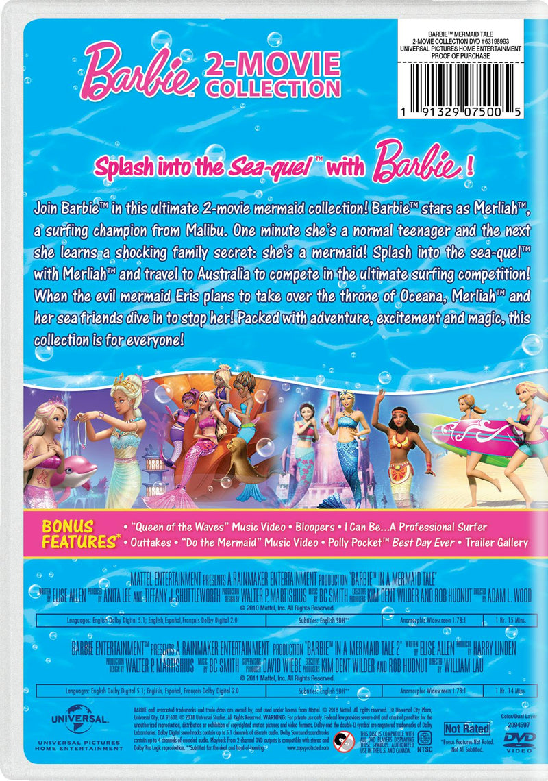 Barbie in a Mermaid Tale/Barbie in a Mermaid Tale 2 (DVD Double Feature) [DVD]