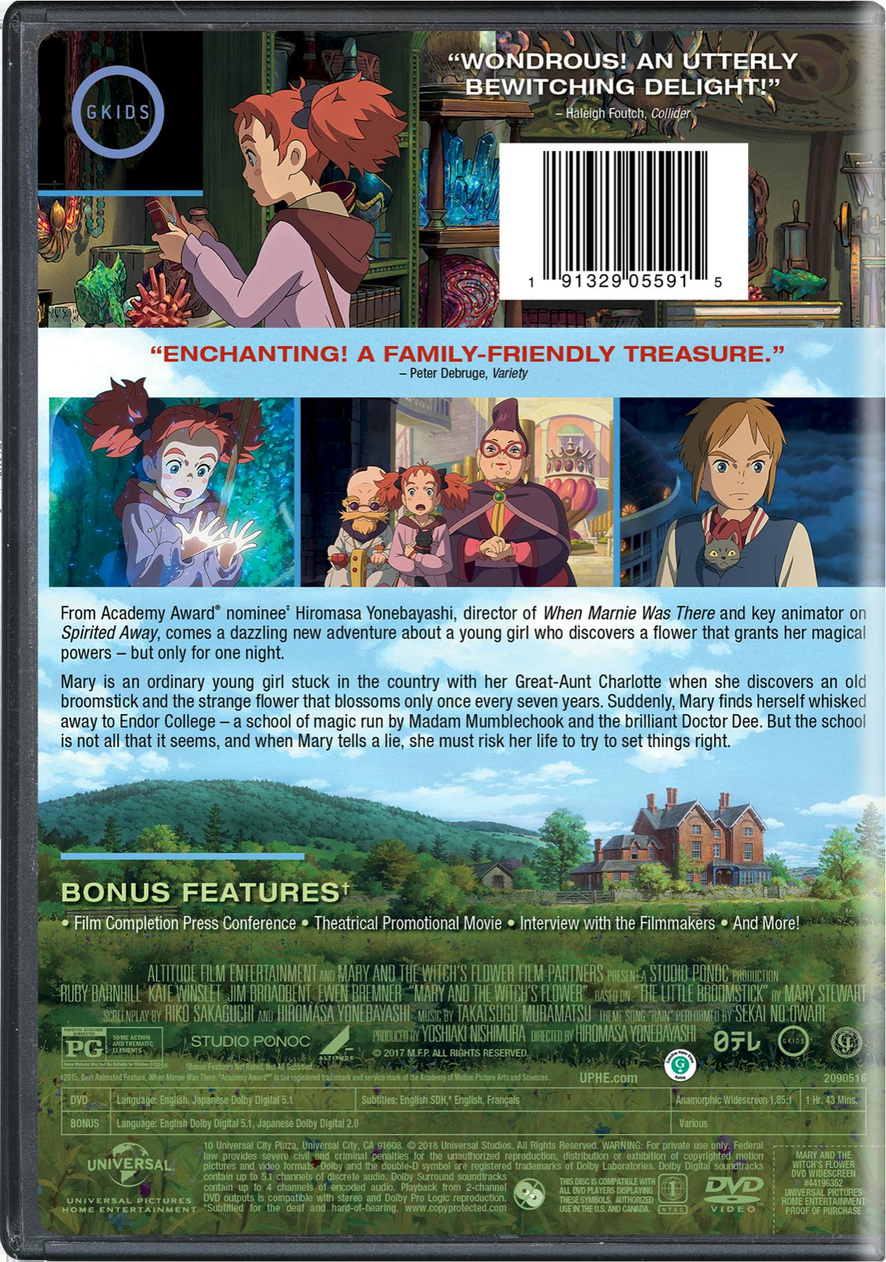 (未使用･未開封品)　メアリと魔女の花 Mary and The Witch&#39;s Flower [Blu-ray + DVD][Import] 6k88evb 未使用・未開封品) メアリと魔女の花 Mary and The Witch's