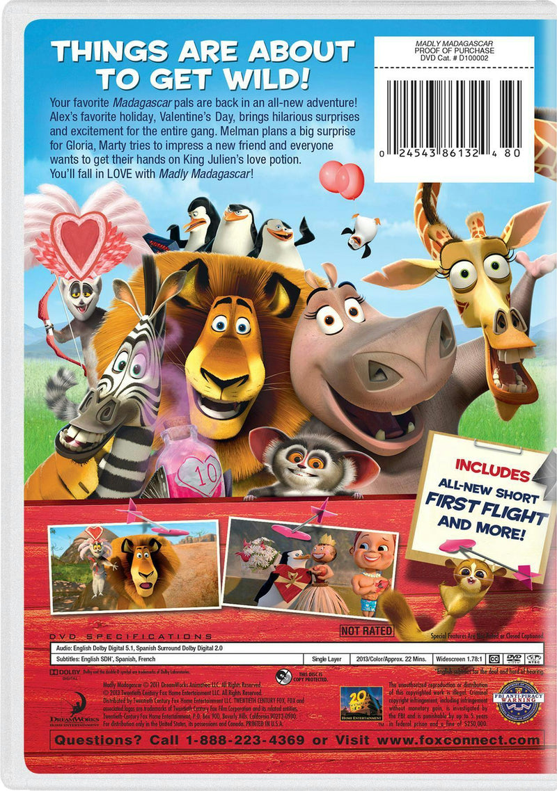 Madly Madagascar [DVD]