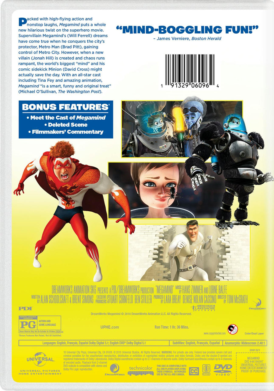 Megamind (2018) (DVD New Box Art) [DVD]