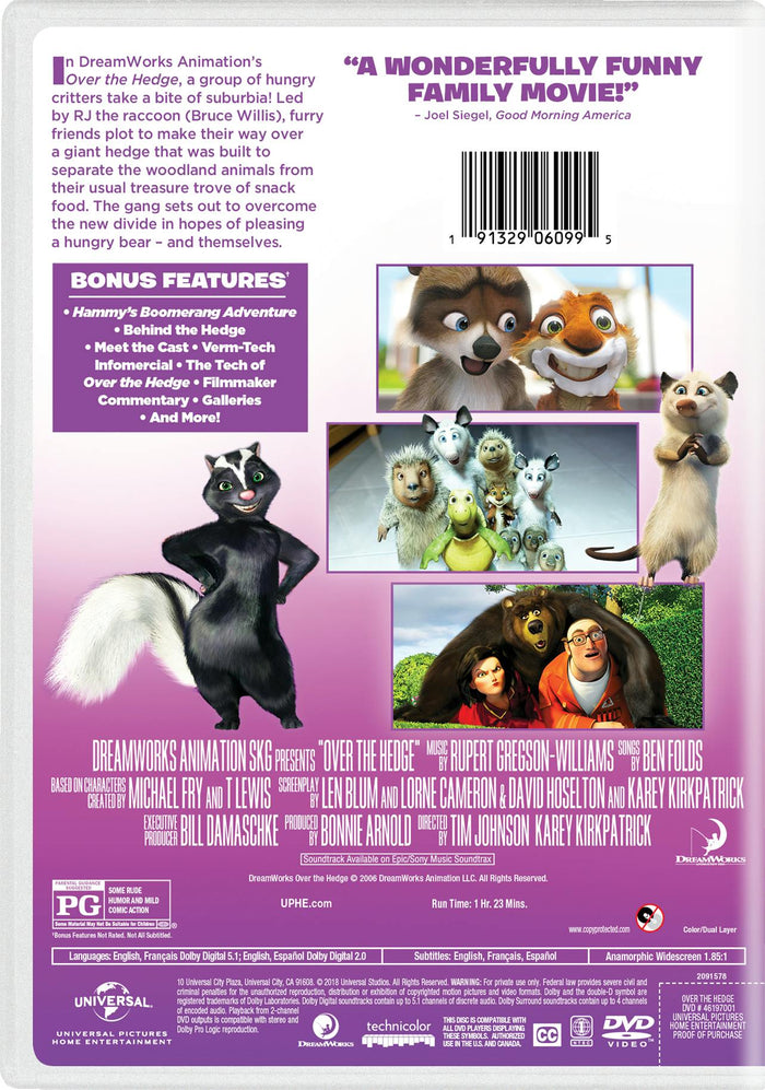 Over the Hedge (DVD New Box Art) [DVD]