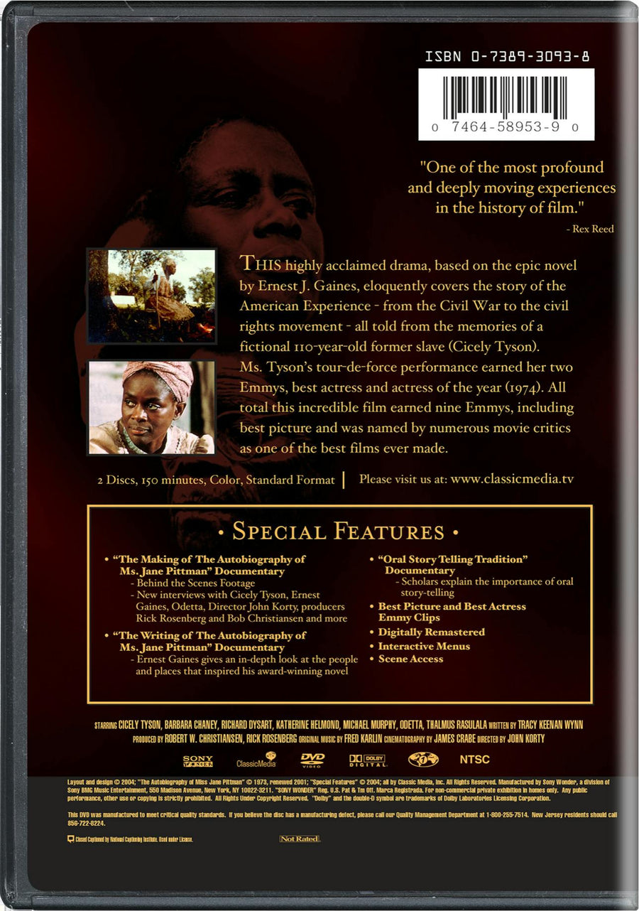 The Autobiography of Miss Jane Pittman (30th Anniversary Edition) [DVD]