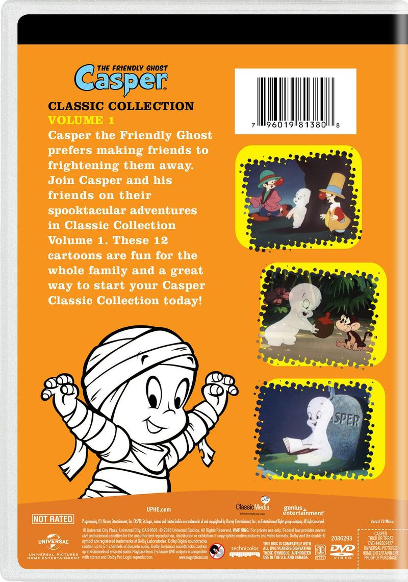 Casper the Friendly Ghost and Friends: Trick Or Treat [DVD]