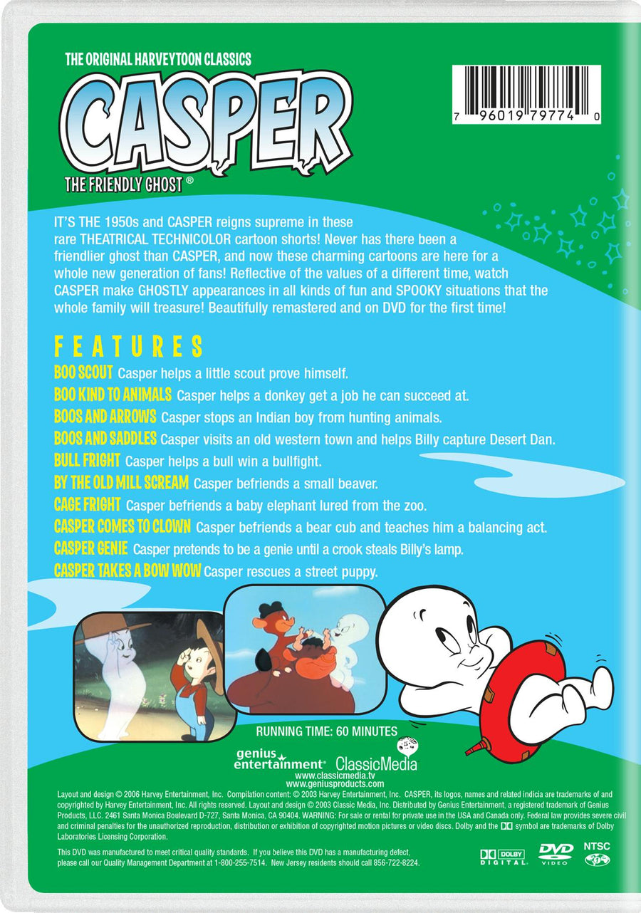 Casper the Friendly Ghost: By the Old Mill Scream [DVD]