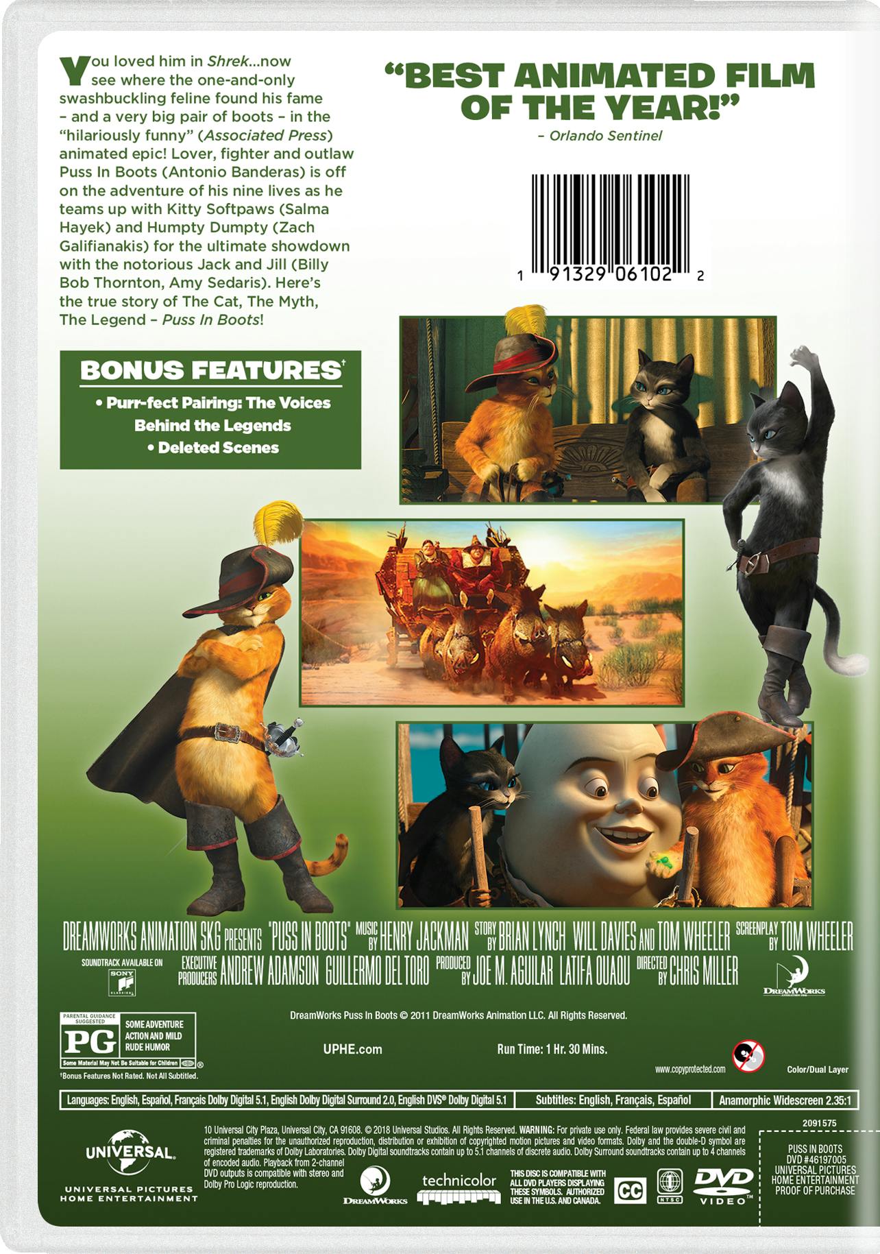 Puss in Boots [DVD] – GRUV Entertainment