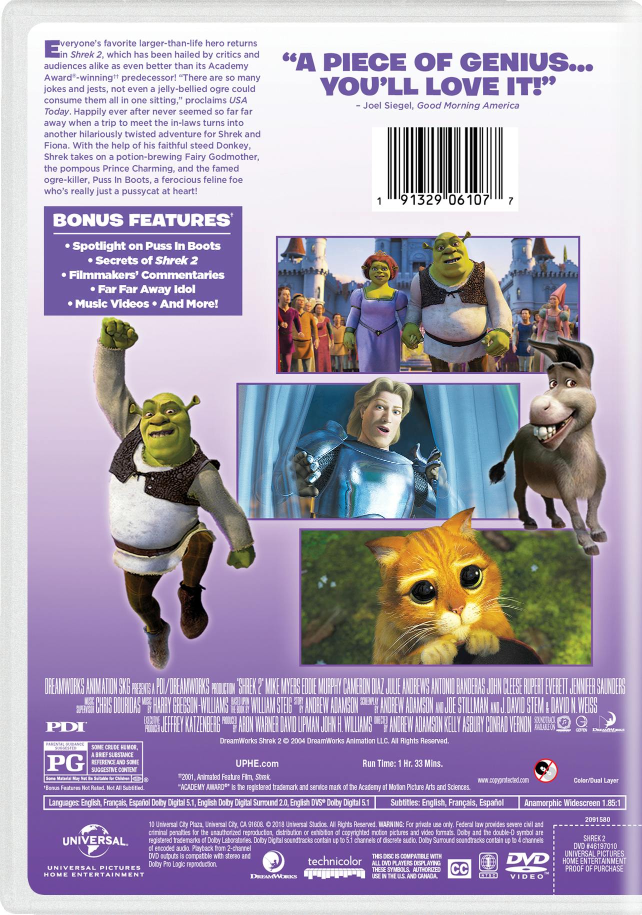 Shrek 2 (DVD New Box Art) [DVD] – GRUV Entertainment