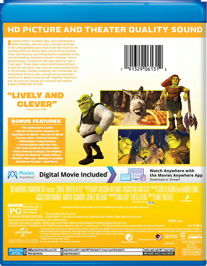 Shrek: Forever After - The Final Chapter (Blu-ray New Box Art) [Blu-ray]