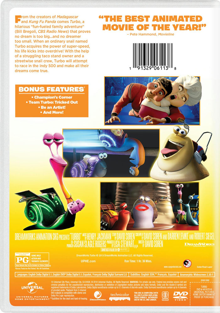 Turbo (2018) (New Artwork) [DVD]