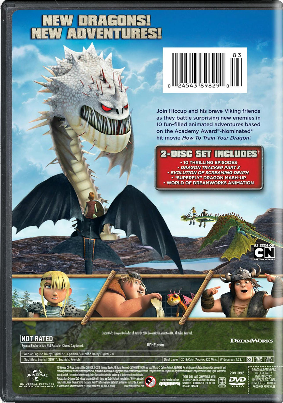 Dragons: Defenders of Berk - Part 1 [DVD]