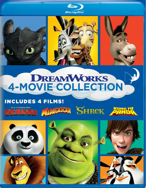 How to Train Your Dragon/Madagascar/Shrek/Kung Fu Panda (Blu-ray Set) [Blu-ray]