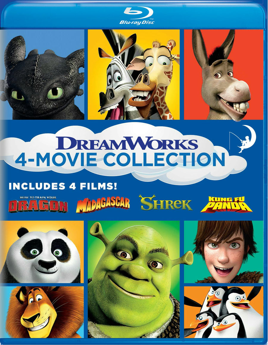 How to Train Your Dragon/Madagascar/Shrek/Kung Fu Panda (Blu-ray Set) [Blu-ray]