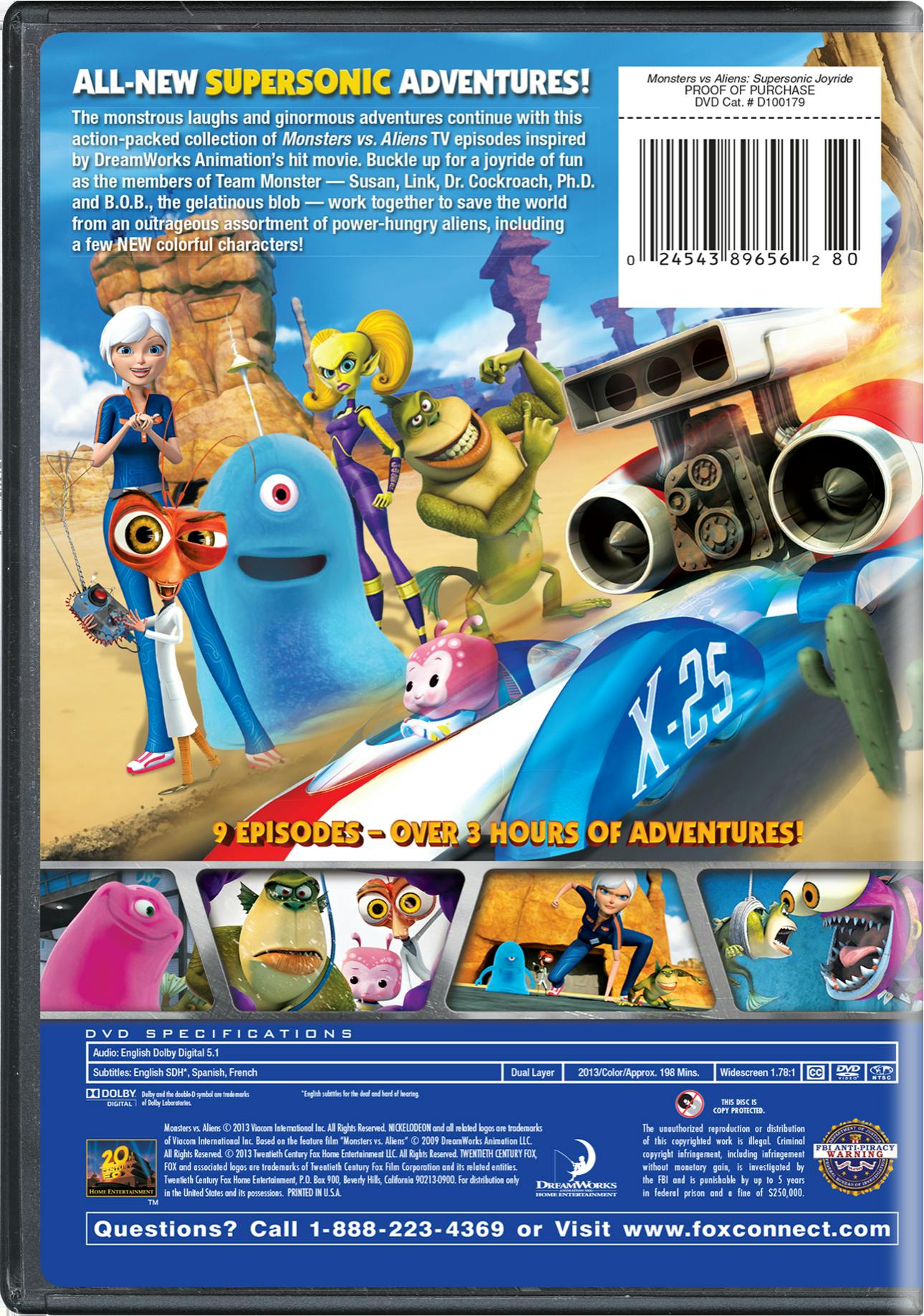 Monsters Vs. Aliens: Supersonic Joyride [DVD] – GRUV