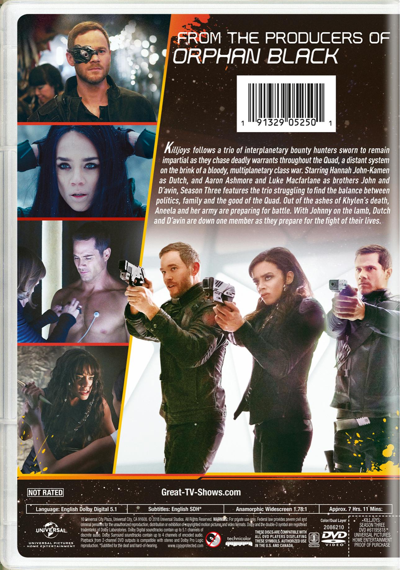 その他 Killjoys: Season Two [DVD] [Import] Amazon.com: Killjoys: Season Two [Blu-ray] : Hannah John